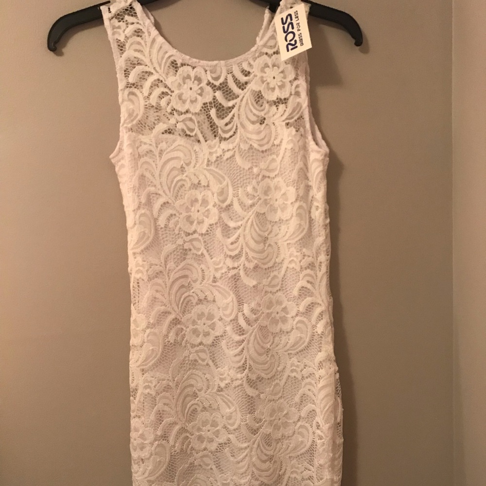 White, Floral Dress